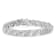 Sterling Silver 2.0ctw Diamond Double Wrap S Curve Link Bracelet