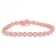 10K Rose Gold Over Sterling Silver 1/4 Cttw Diamond Tennis Bracelet
