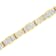 14K Yellow Gold 8.30ctw Baguette and Princess-Cut Diamond Bracelet