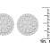10K Yellow Gold Round Cut Diamond Earrings 1.5ctw