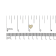 14K Yellow Gold Over Sterling Silver 1/2 Cttw Mixed Diamond Composite
Heart Shaped Stud Earring