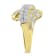 10K Yellow Gold 1.0ctw Mixed Shapes Diamond Bypass Ring (H-I Color,
SI1-SI2 Clarity)