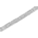 14K White Gold 7.0ctw Princess Cut Diamond 7" Alternating
Rectangular Link Tennis Bracelet
