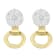 14K Yellow Gold 1/2ctw Diamond Stud Earrings