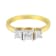 10K Yellow Gold Princess-Cut Diamond Three Stone Band Ring (1.0ctw, J-K
Color, I1-I2 Clarity)
