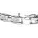 14K White Gold 3.0 Cttw Invisible Set Princess Cut Diamond Link and
Buckle 7" Tennis Bracelet