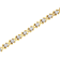10K Yellow Gold Over Sterling Silver 1.0ctw Diamond Link Bracelet