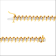 18K Yellow Gold 5.0ctw AGS Certified "S" Link Wrapped Round
Brilliant Diamond Tennis Bracelet
