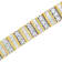 14K Yellow Gold 5.50ctw Round and Baguette-Cut Diamond Bracelet