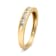 10K Yellow Gold Over Sterling Silver 1/4ctw Round Diamond Wedding Ring
(K-L Color, I1-I2 Clarity)