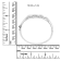 14K White Gold 3 1/3ctw Invisible Set Princess-Cut Diamond Wave Bangle Bracelet