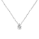 14K White Gold 1/5ctw Pear Shape Solitaire Diamond 18" Necklace
(G-H Color, VS2-SI1 Clarity)