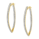 10k Yellow Gold Round Cut Diamond Earrings 1.0ctw