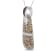 Sterling Silver Brown Enamel 1ctw Multi-color Diamond and
Multi-colorSapphire 18" Pendant w\chain