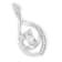 10K White Gold 1/4 Cttw Brilliant-Cut Round Diamond Spiral Link 18"
Pendant Necklace