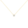0.10ctw Diamond Bezel Set Solitaire 10K Yellow Gold Necklace (H-I, SI2-I1)