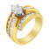 14K Yellow Gold Diamond Cocktail Ring (1 1/3ctw, H-I Color, SI1-SI2 Clarity)