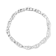 14K White Gold 3.0 Cttw Invisible Set Princess Cut Diamond Link and
Buckle 7" Tennis Bracelet