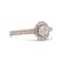 18K Rose Gold 1/2 Cttw Composite Marquise Composite Diamond Oval Halo
Engagement Ring