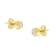 10K Yellow Gold 1/4ctw Round Brilliant-Cut Near Colorless Diamond
Bezel-Set Stud Earrings