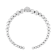 Sterling Silver 1/6 Carat TDW Diamond Ball Bead Bangle Bracelet (I-J,
I2-I3) - 7"