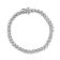 Sterling Silver .25ctw Diamond Miracle-Set "S" Link Tennis Bracelet