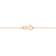 10K Rose Gold AGS Certified 1/5ctw Diamond Solitaire 16-18"
Necklace (I-J Color, VS1-VS2 Clarity)