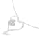 Sterling Silver 1/10ctw Diamond Heart Pendant w\chain (H-I, I1-I2)