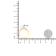 10K Yellow and White Gold 1/15ctw Round Diamond Bypass Ring (I2 Color,
I-J Clarity) - Size 7