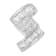 14K White Gold 1 2/5ctw Princess and Baguette Cut Diamond Zig Zag
Pendant w\chain(H-I, SI1-SI2)