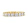 14K Yellow Gold 3.00ctw Round Cut Diamond Eternity Band (J-K Color,
VS1-VS2 Clarity)