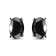 14K White Gold 3.00 Cttw Oval Cut Black Diamond Solitaire Stud Earrings
(Black Color, I2-I3 Clarity)