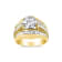 14K Yellow Gold 2-1/3ctw Diamond Chevron Shaped Band Set (H-I Color,
SI1-SI2 Clarity)