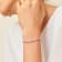 10K Rose Gold Over Sterling Silver 1.0 Cttw Round-Cut Diamond Tennis Bracelet