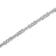 Sterling Silver 1.0ctw Diamond X-Link Tennis Bracelet