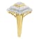 10K Yellow Gold Diamond Ballerina Ring (1 Cttw, I-J Color, I1-I2 Clarity)