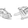 14K White Gold 4.0ctw Invisble Set Diamond Wave Style Link Bracelet (H-I
Color, SI2-I1 Clarity) - 7"