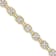 10K Yellow Gold 2.0 Cttw Diamond Square Link Bracelet (J-K Color, I2-I3
Clarity) - Size 7"