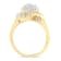 10K Yellow Gold Diamond Cocktail Ring (3/4 Cttw, I-J Color, I2-I3 Clarity)