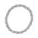 14K White Gold 6-1/3ctw Round Brilliant-Cut Diamond Round Cluster and
X-Link Tennis Bracelet