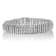 14K White Gold 5.0ctw Round Brilliant Cut Diamond 7" S Wave
Serpentine Tennis Bracelet