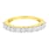 10K Yellow Gold IGI Certified 1.0ctw Diamond Band Ring (J-K Color, I1-I2 Clarity)