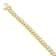 18K Yellow Gold 2.0ctw Round Cut Diamond Spiral Link Bracelet