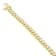 18K Yellow Gold 2.0ctw Round Cut Diamond Spiral Link Bracelet