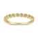 0.25ctw Bezel Set Round Diamond 11-Stone 10K Yellow Gold Over Sterling
Silver Wedding Band