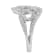 14K White Gold Round Cut Diamond Cluster Ring (1/2 cttw, SI1-SI2
Clarity, H-I Color)