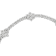 Sterling Silver 1.0 cttw Diamond Floral Station Tennis Bracelet (I-J,
I3) - 7.5"