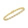 10K Yellow Gold Over Sterling Silver 1.0ctw Diamond Link Bracelet