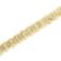 10K Yellow Gold Over Sterling Silver 2 Ctw Diamond Wave Tennis Bracelet