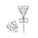 14K White Gold 2.0 Cttw 3-Prong Martini Set Solitaire Lab Grown Diamond
Screwback Stud Earrings
